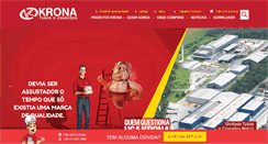 Desktop Screenshot of krona.com.br