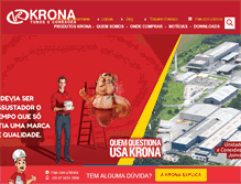 Tablet Screenshot of krona.com.br